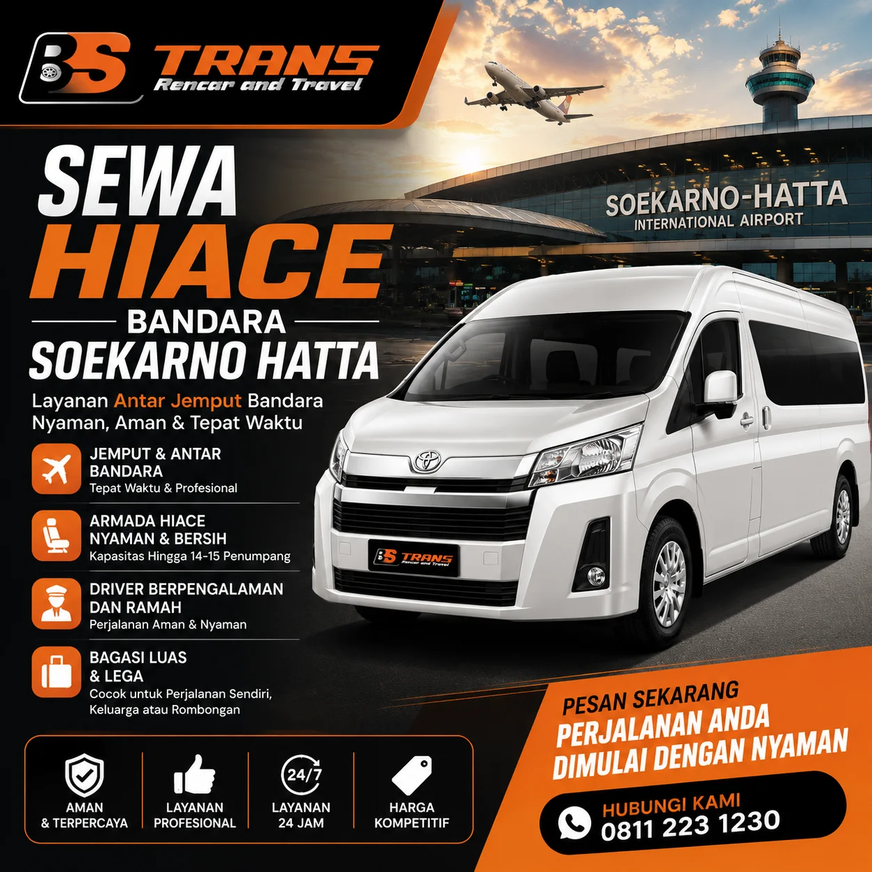 Sewa Hiace Bandara Soekarno Hatta