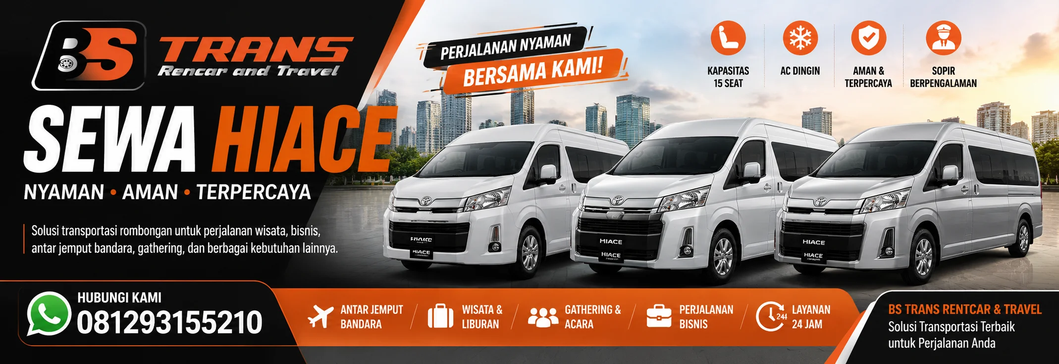 Sewa Hiace Jakarta Bandung